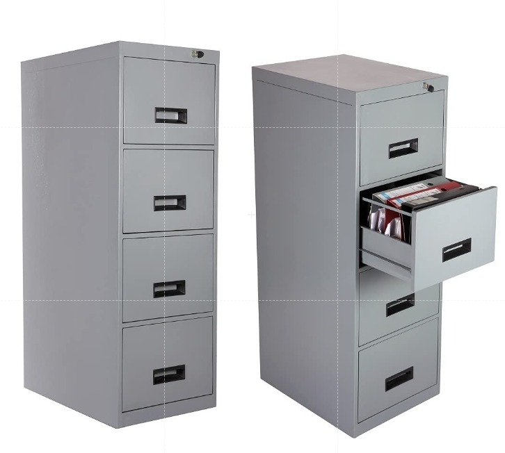 4-Drawer Steel Filing Cabinet