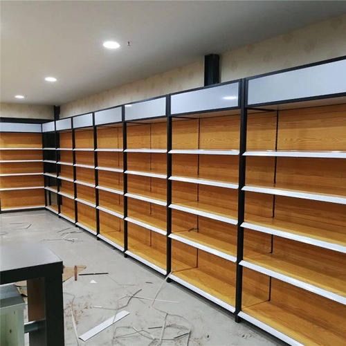 Wooden and Metal Retail Display Rack