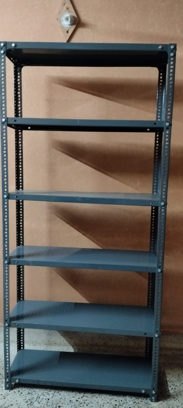 Standard Grey Metal Shelving Unit